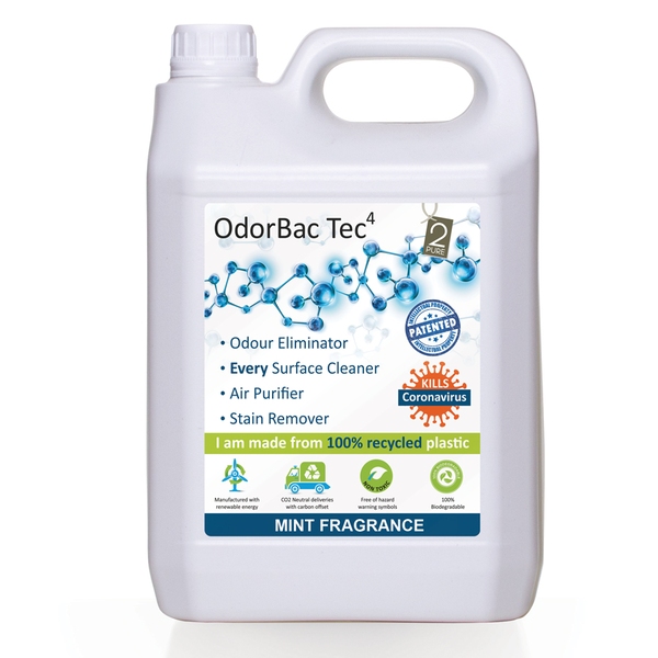 OdorBac Tec4 Odour Eliminator & Cleaner Mint Fragrance 5 Litre OdorBac Tec4 Odour Eliminator & Cleaner Mint Fragrance 5 Litre - Image 1