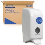 Aquarius Hand Cleanser&Sanitiser Dispenser White 1 Litre