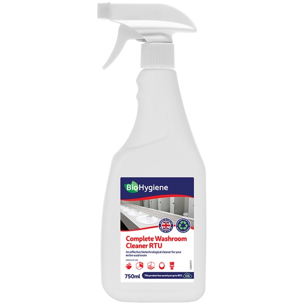 BioHygiene Complete Washroom Cleaner RTU 750ML (Case 6)-product-033461 BioHygiene Complete Washroom Cleaner RTU 750ML (Case 6) - Image 1