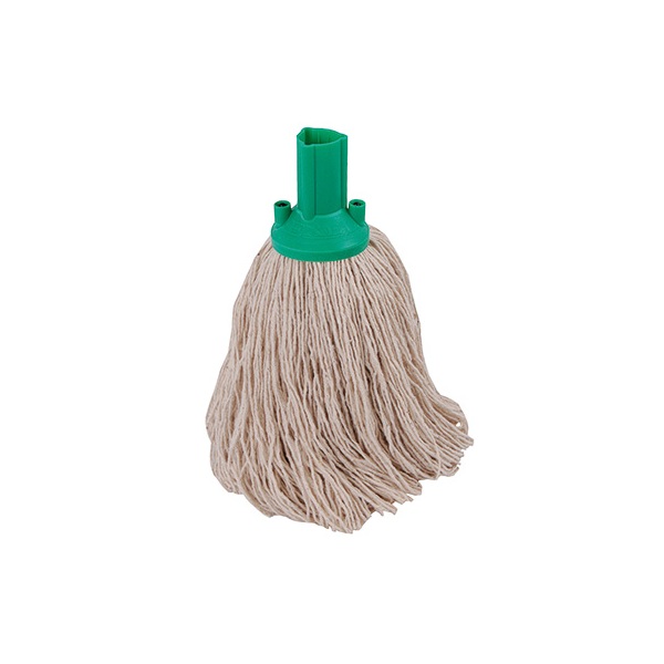 CleanWorks EX Twine Socket Mop Green 200G-product-021105G CleanWorks EX Twine Socket Mop Green 200G - Image 1