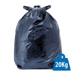 CleanWorks Extra Heavy Duty Compactor Sacks Black 19x34x46" (Case 100)