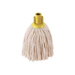 CleanWorks PY Mophead Push In Socket No 12 Yellow (Pack 10)