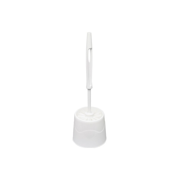 CleanWorks Plastic Toilet Brush & Holder-product-013051 CleanWorks Plastic Toilet Brush & Holder - Image 1