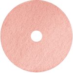 CleanWorks ProEco Premium Eraser Floor Pad Pink 17" (Case 5)