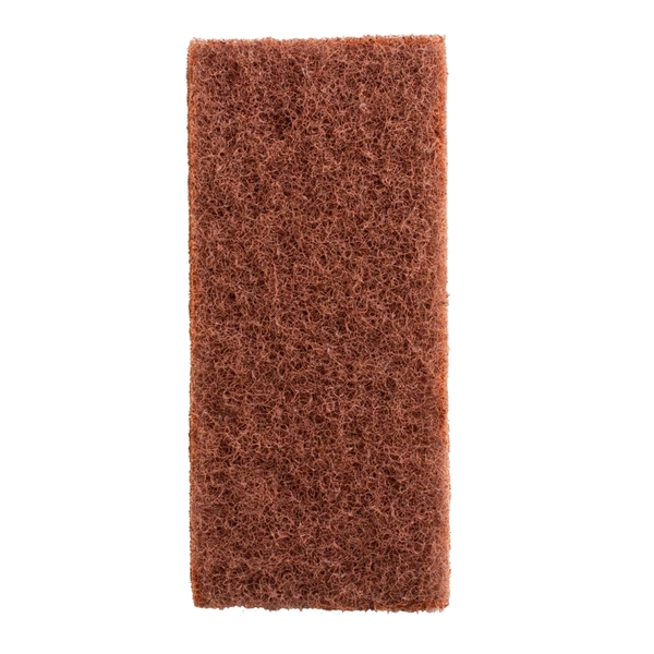 CleanWorks Stripping Pad Brown 25x11CM (Pack 10)600Wx600H-109128BR CleanWorks Stripping Pad Brown 25x11CM (Pack 10) - Image 1