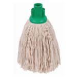 CleanWorks Twine Socket Mop Green No 14 (Pack 10)