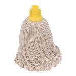 CleanWorks Twine Socket Mop Yellow No 16 (Pack 10)