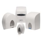 Dual Folded Hand Towel Dispenser White