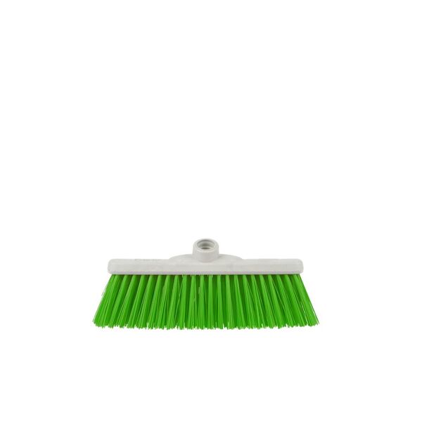 Ecoycled Stiff Broom Green 30CM (Pack 6)600Wx600H-109140 Ecoycled Stiff Broom Green 30CM (Pack 6) - Image 1