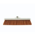 Ecoycled Stiff Broom Recycled PET Brown 60CM (Pack 6)
