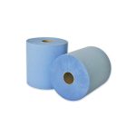 Embossed Roll Towel Blue