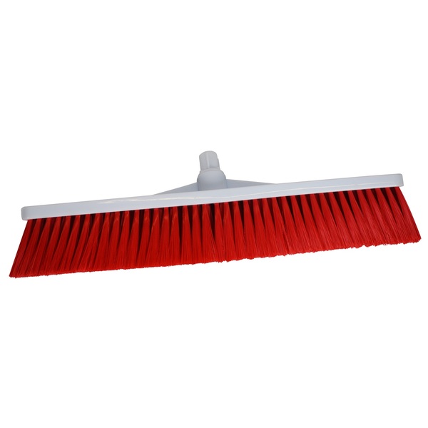 Interchange Hygiene Broom Soft Red 12-product-015092R Interchange Hygiene Broom Soft Yellow 12" - Image 1