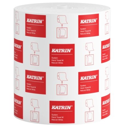 Katrin System Paper Towel Roll Medium 1-Ply White (Case 6)