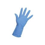 KeepCLEAN Rubber Household Glove Blue Small