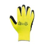 KeepSAFE High Visibility Grip Latex Coat Glove