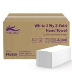 PRISTINE Z Fold Hand Towel 2 Ply White (Case 2,970)