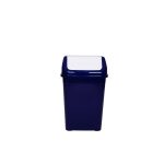 Plastic Swing Top Hygiene Bin Blue 50 Litre