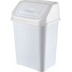 Plastic Swing Top Hygiene Bin White 50 Litre