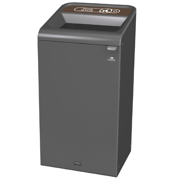 Rubbermaid Configure Container Food Waste Brown 87 Litre-product-118229 Rubbermaid Configure Container Food Waste Brown 87 Litre - Image 1
