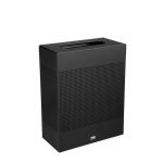Rubbermaid Silhouette Large Rectangle Black 85 Litre