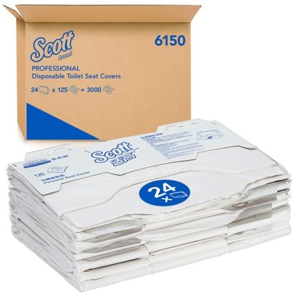 Scott Disposable Toilet Seat Covers Flush (Case 3000)