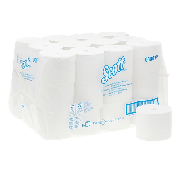 Scott Performance Coreless Toilet Roll 1000 Sheet (Case 36)600Wx600H-069391 Scott Performance Coreless Toilet Roll 1000 Sheet (Case 36) - Image 1