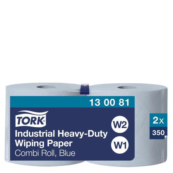 Tork Industrial Heavy Duty Wiping Paper Blue 119M-product-067071 Tork Industrial Heavy Duty Wiping Paper Blue 119M - Image 1