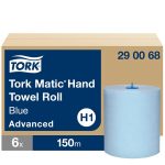 Tork Matic Paper Hand Towels Blue 150M