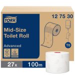 Tork Mid-size Toilet Paper Roll White 100M