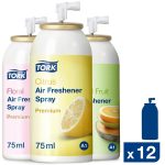 Tork Mixed Pack Air Freshener Spray 75ML (Case 12)