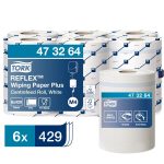 Tork Reflex Wiping Paper Towel White Plus 150M