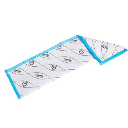 Vileda Professional r-MicroOne 100% Recycled Disposable Microfibre SWEP Duo Mop Blue 50CM (Case 150)