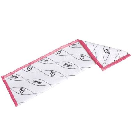 Vileda Professional r-MicroOne 100% Recycled Disposable Microfibre SWEP Duo Mop Red 50CM (Case 150)