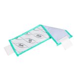 Vileda Professional r-MicroOne Premium 85% Recycled Disposable Microfibre UltraSpeed Pro Mop Green 40CM (Case 6)