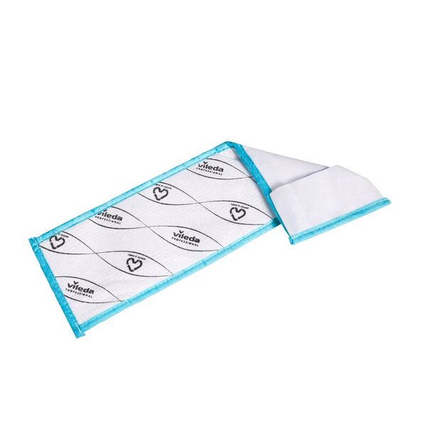 Vileda Professional r-MicroOne Premium 88% Recycled Disposable Microfibre Pocket Mop Blue 40CM (Case 6)600Wx600H-023084 Vileda Professional r-MicroOne Premium 88% Recycled Disposable Microfibre Pocket Mop Blue 40CM (Case 6) - Image 1