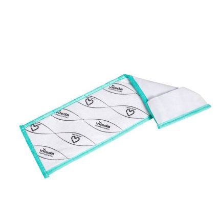 Vileda Professional r-MicroOne Premium 88% Recycled Disposable Microfibre Pocket Mop Green 40CM (Case 6)