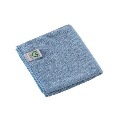 Vileda Professional r-MicroTuff Swift 100% Recycled Microfibre Cloth Blue 38x35CM (Pack 5)