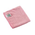 Vileda Professional r-MicroTuff Swift 100% Recycled Microfibre Cloth Red 38x35CM (Pack 5)