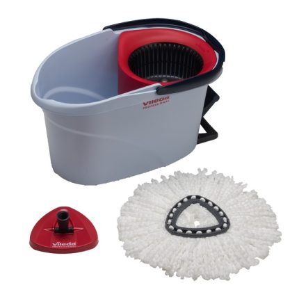 Vileda UltraSpin Mini Microfibre Mop Starter Kit Red