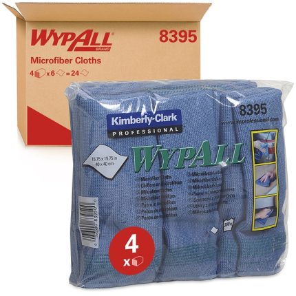 Wypall Microfibre Cloth Blue 40CM (Case 4)