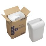 Aquarius Waste Bin White 56.9x42.2x28.7CM