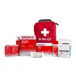 Burncare Kit | Emergency First Aid Kit for Burns | Nylon Red Burn Kit Bag - Image 3