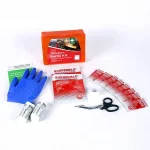 Burncare Kit | Emergency First Aid Kit for Burns | Orange Plastic Box - Image 4