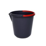 CleanWorks All Purpose Plastic Bucket Red 10 Litre