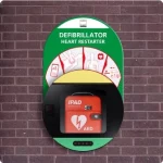 DefibSafe 3 Outdoor Defibrillator Cabinet | Green and Yellow | Complete with Backboard - Image 3