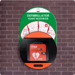 DefibSafe 3 Outdoor Defibrillator Cabinet | Orange | Complete with Backboard - Image 2