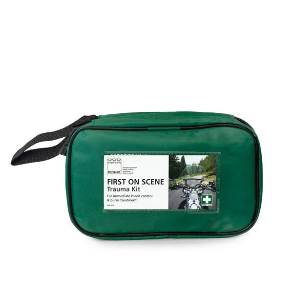 First on Scene Trauma Kit Motorcycle First Aid Kit first-on-scene-trauma-kit-bag600px First on Scene Trauma Kit Plus | Includes S.T.A.T Tourniquet | Motorcycle First Aid Kit - Image 1
