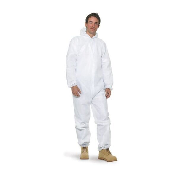 KeepCLEAN Disposable Hood Coverall White XX Large 600Wx600H-088219 KeepCLEAN Disposable Hood Coverall White XX Large - Image 1