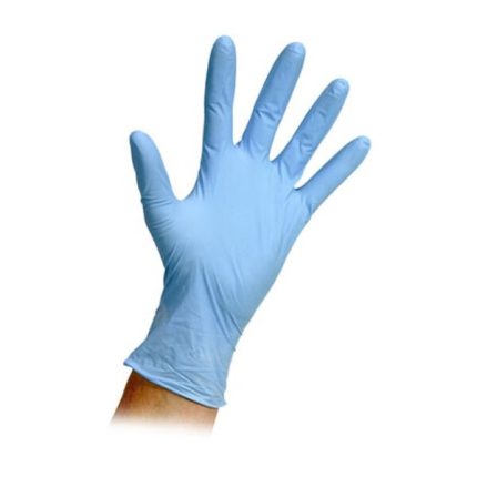 KeepSAFE Nitrile Powder Free Glove Blue Extra Large (Pack 100)