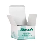 Microsafe Sterile Saline Cleansing Wipes | 100 Wipes - Image 4